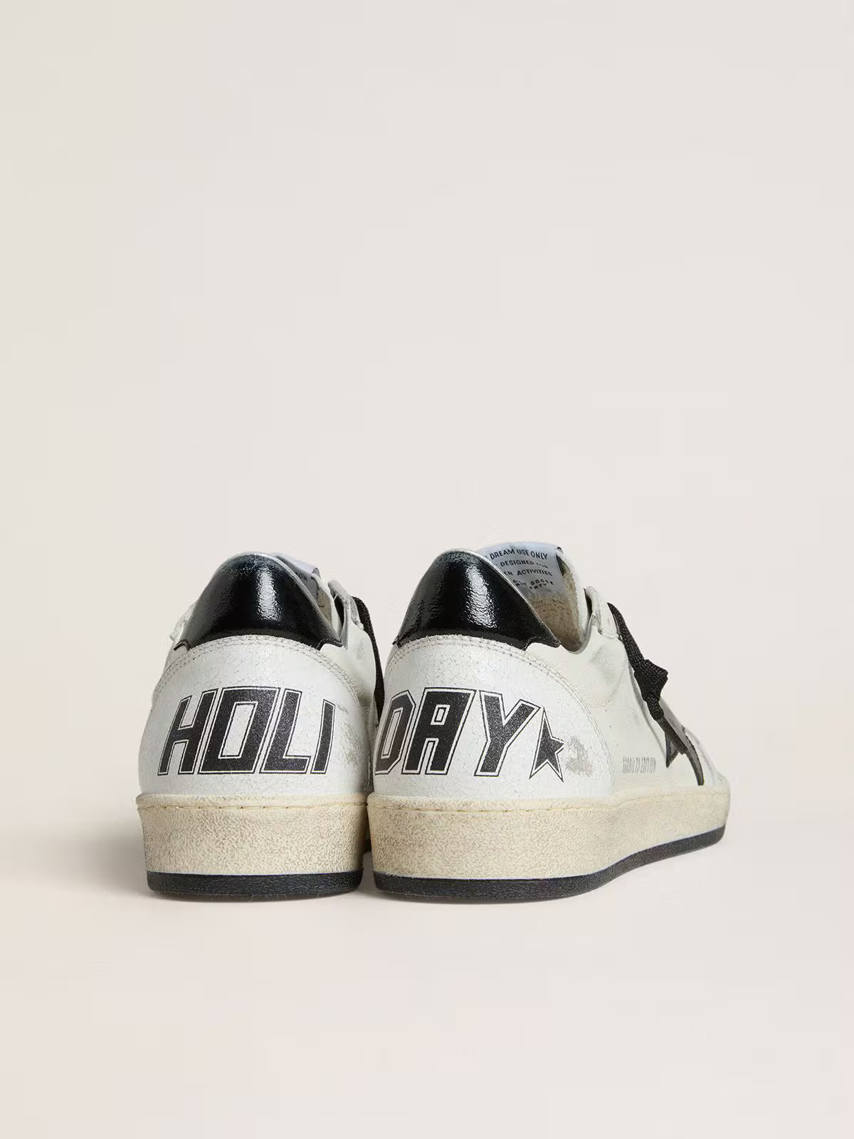 Ball Star Wishes pour homme en cuir nappa avec étoile et contrefort en cuir naplak noir