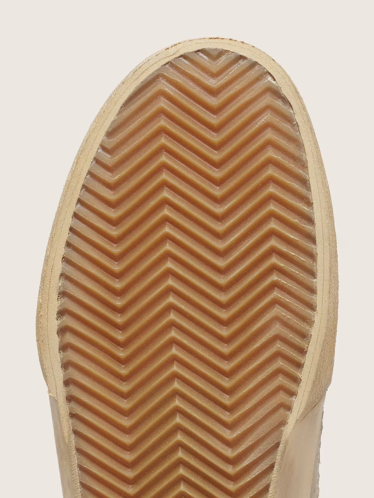 Super-Star LAB pour homme en résille et cuir velours blanc et beige