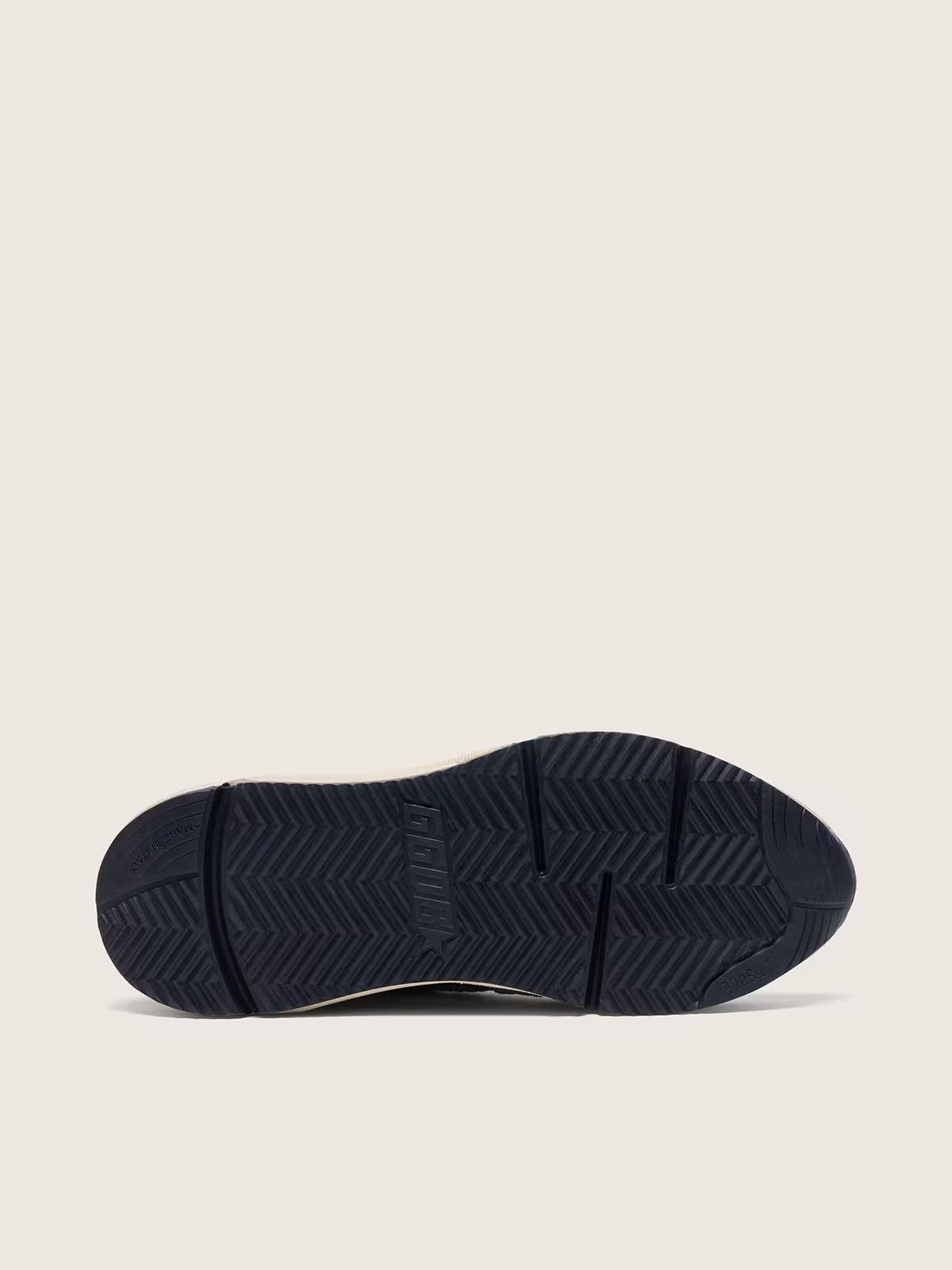 Running Sole femme à paillettes argentées et en daim gris tourterelle